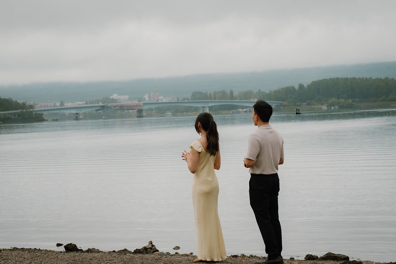 Proposal Kawaguchiko Fuji Summer 1 — Lake Kawaguchiko, summer afternoon