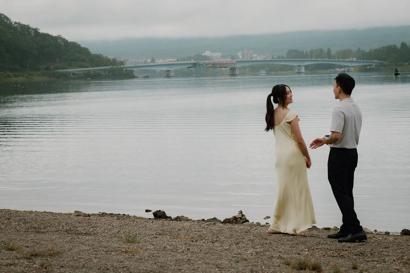 Proposal Kawaguchiko Fuji Summer 2 — Lake Kawaguchiko, summer afternoon