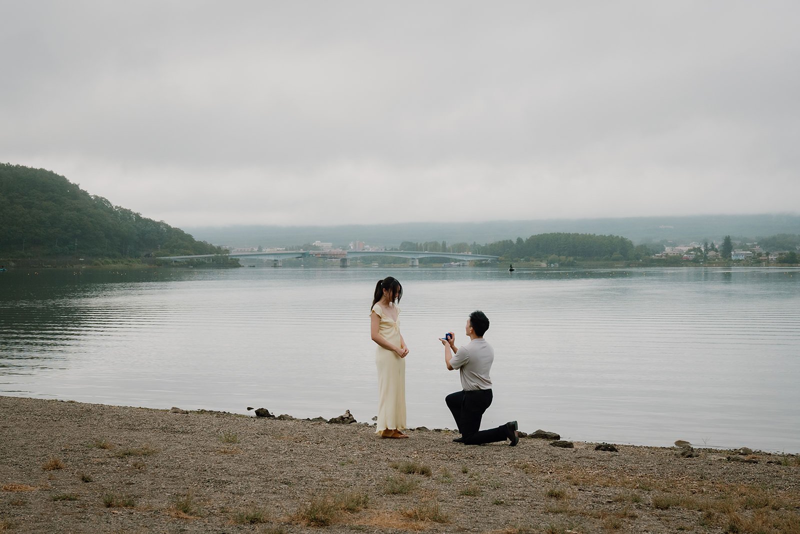 Proposal Kawaguchiko Fuji Summer 4 — Lake Kawaguchiko, summer afternoon