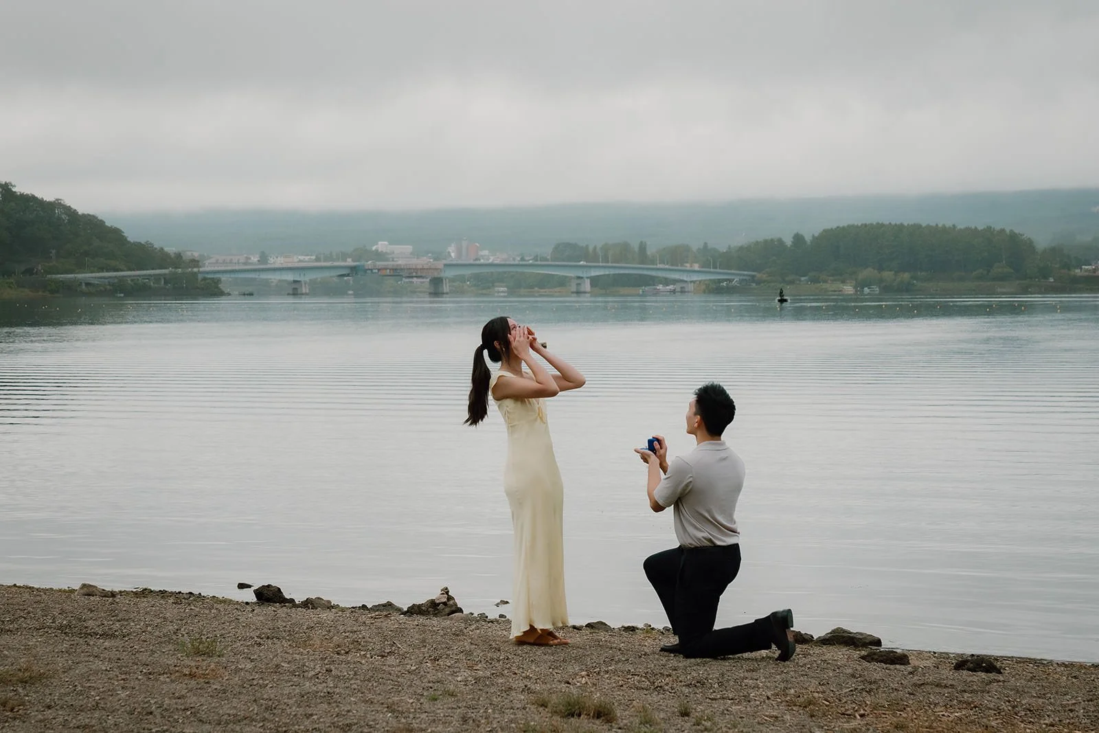 Proposal Kawaguchiko Fuji Summer 5 — Lake Kawaguchiko, summer afternoon