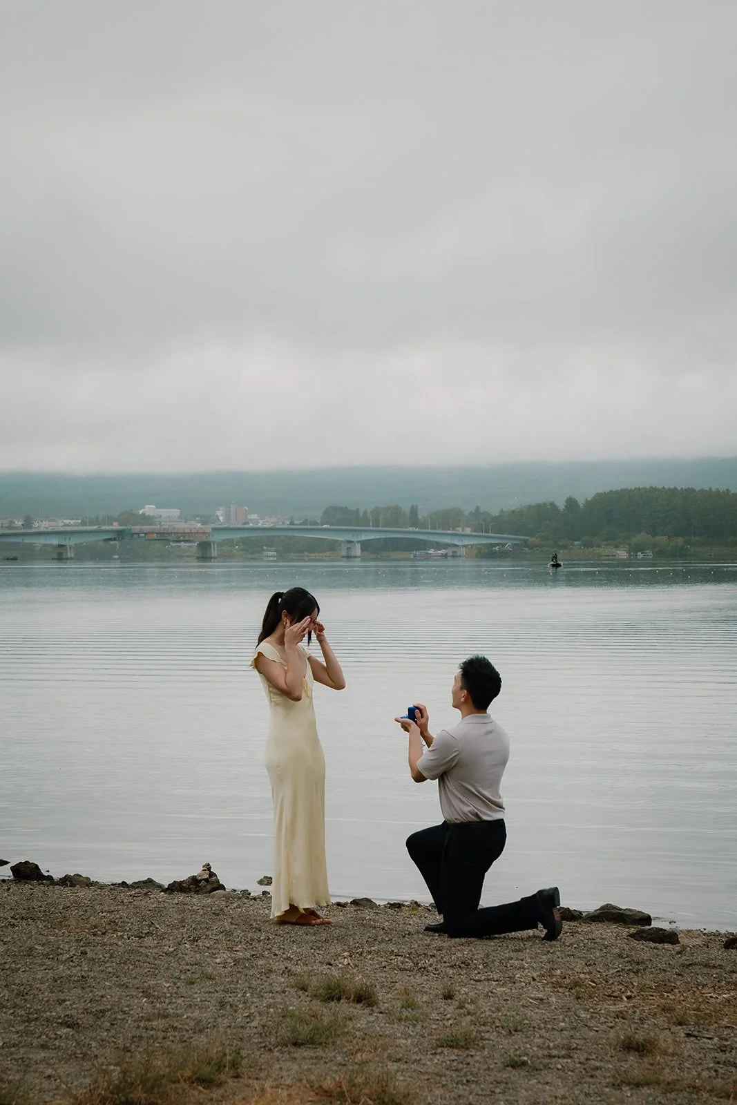 Proposal Kawaguchiko Fuji Summer 6 — Lake Kawaguchiko, summer afternoon