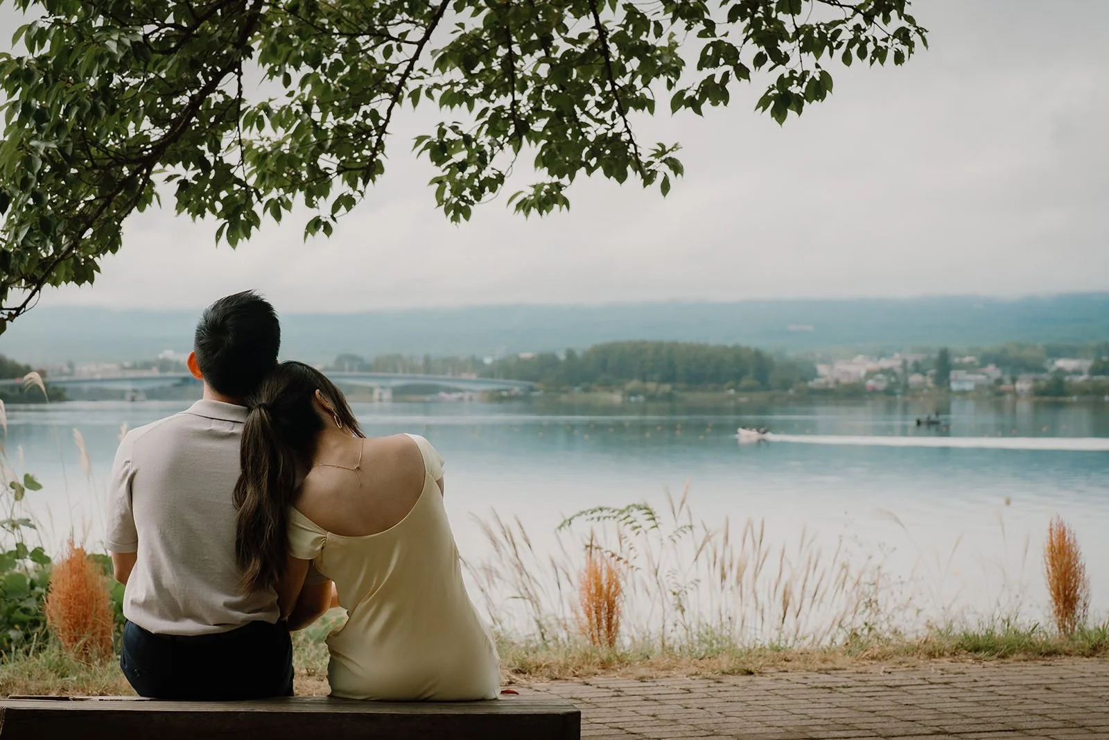 Proposal Kawaguchiko Fuji Summer 11 — Lake Kawaguchiko, summer afternoon