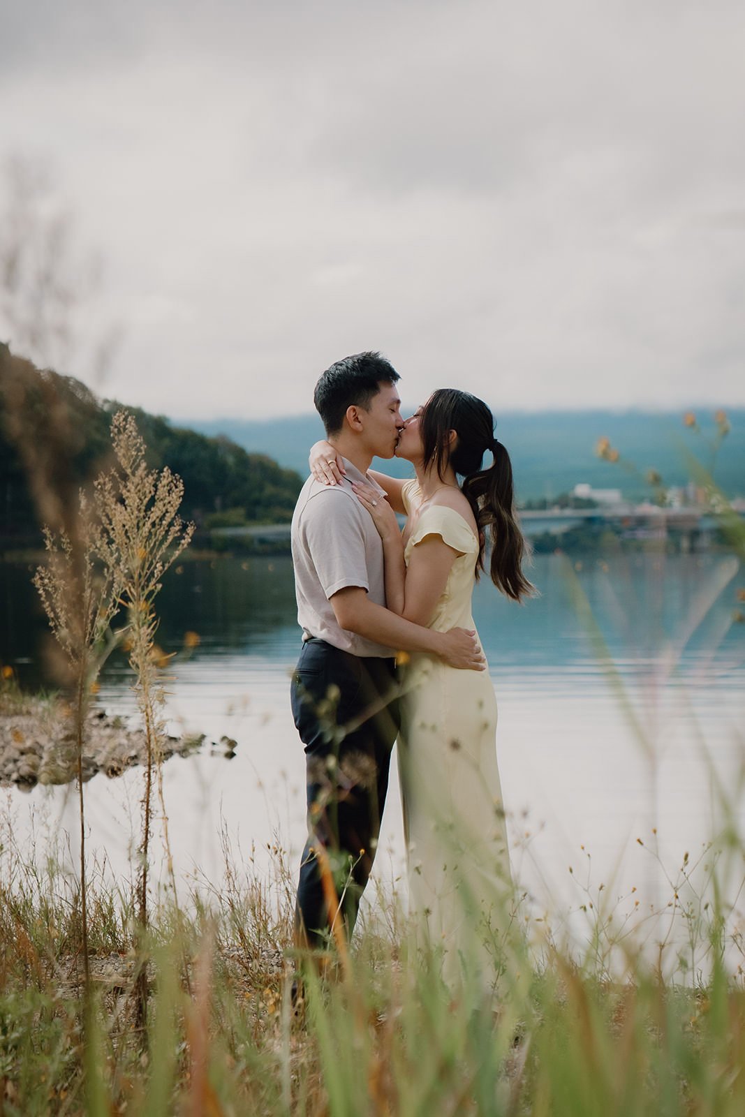 Proposal Kawaguchiko Fuji Summer 18 — Lake Kawaguchiko, summer afternoon