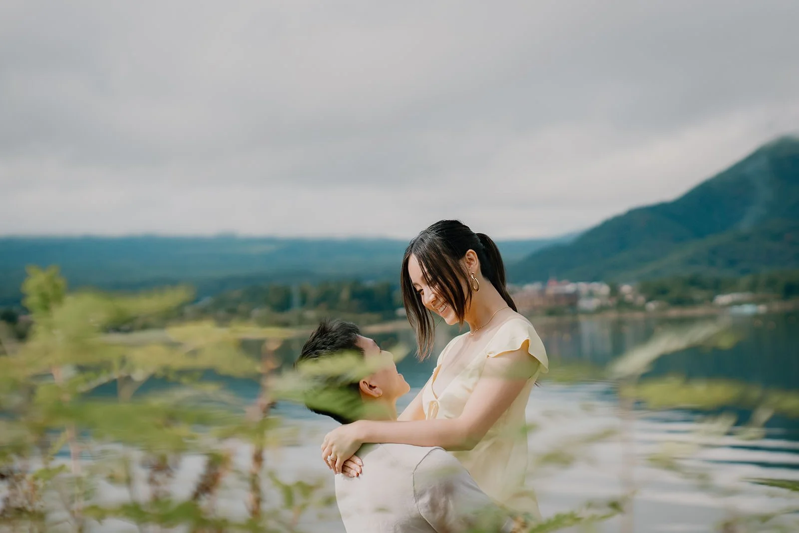 Proposal Kawaguchiko Fuji Summer 19 — Lake Kawaguchiko, summer afternoon