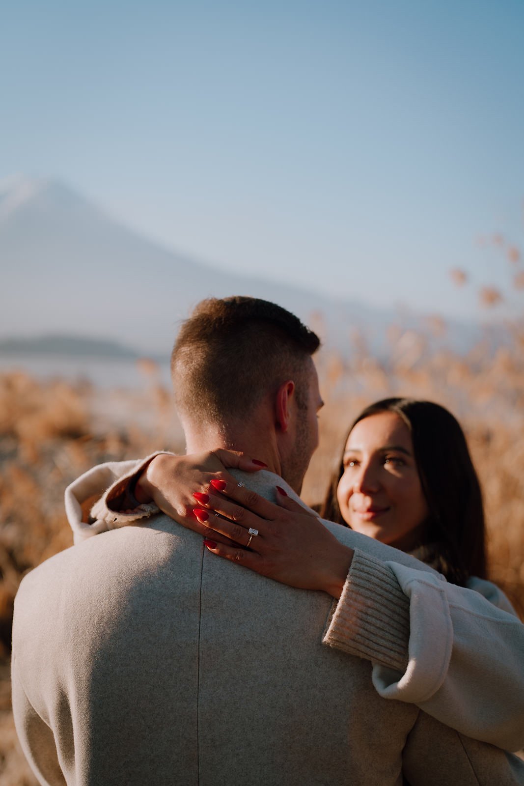 Proposal Kawaguchiko Fuji Winter 17 — Lake Kawaguchiko / Lake Yamanaka, winter morning