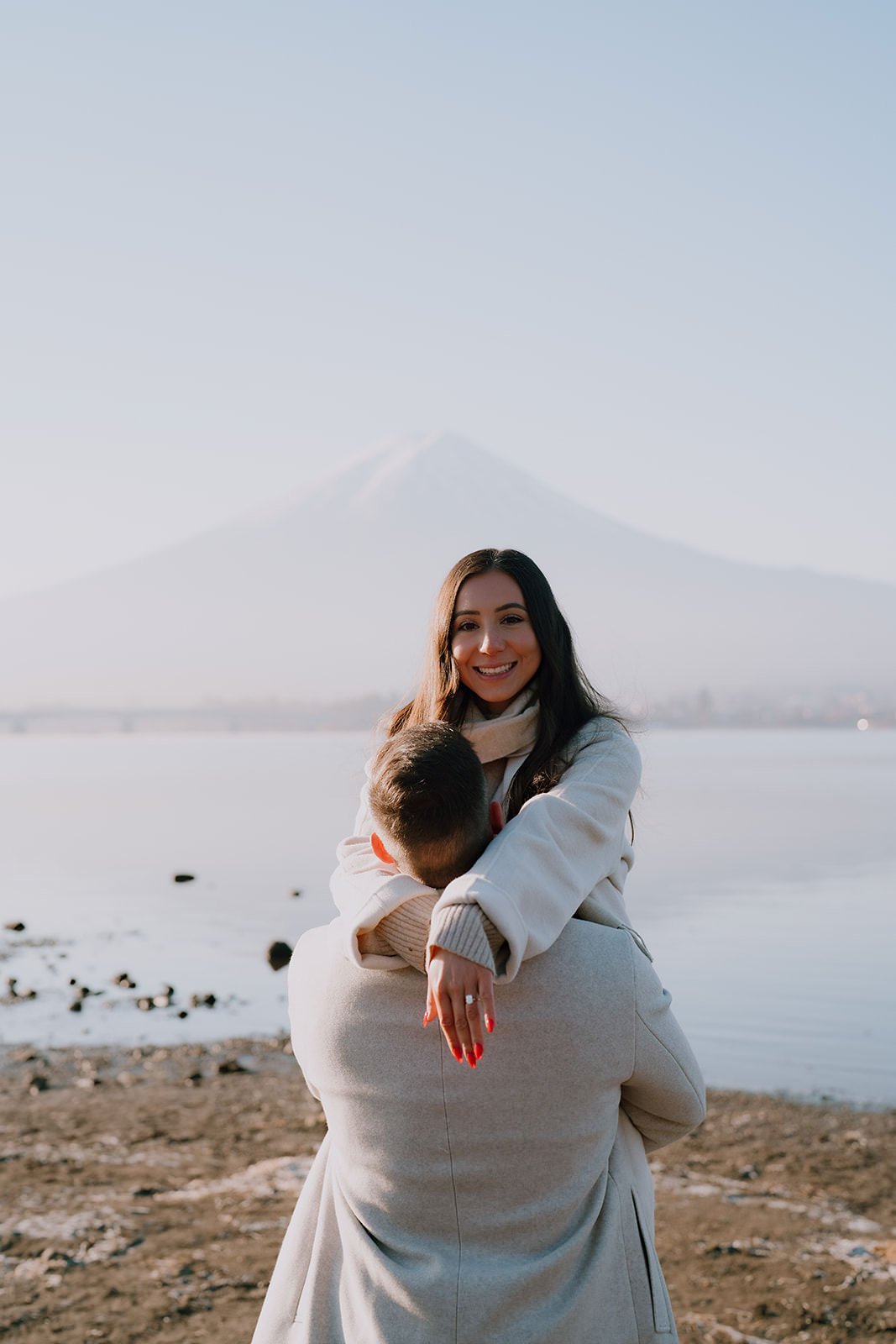 Proposal Kawaguchiko Fuji Winter 23 — Lake Kawaguchiko / Lake Yamanaka, winter morning