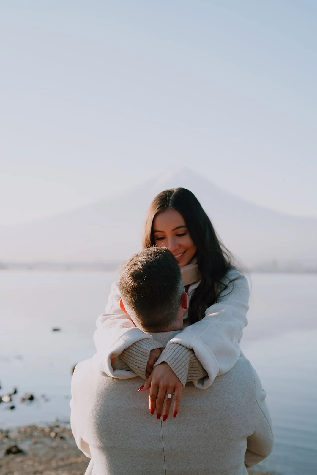Proposal Kawaguchiko Fuji Winter 24 — Lake Kawaguchiko / Lake Yamanaka, winter morning