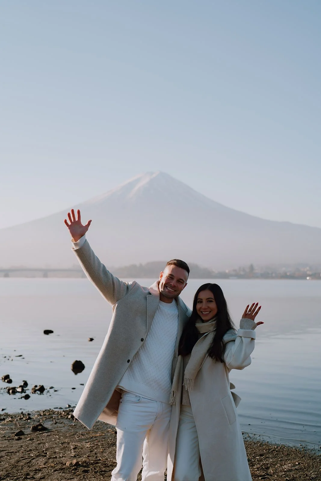 Proposal Kawaguchiko Fuji Winter 25 — Lake Kawaguchiko / Lake Yamanaka, winter morning