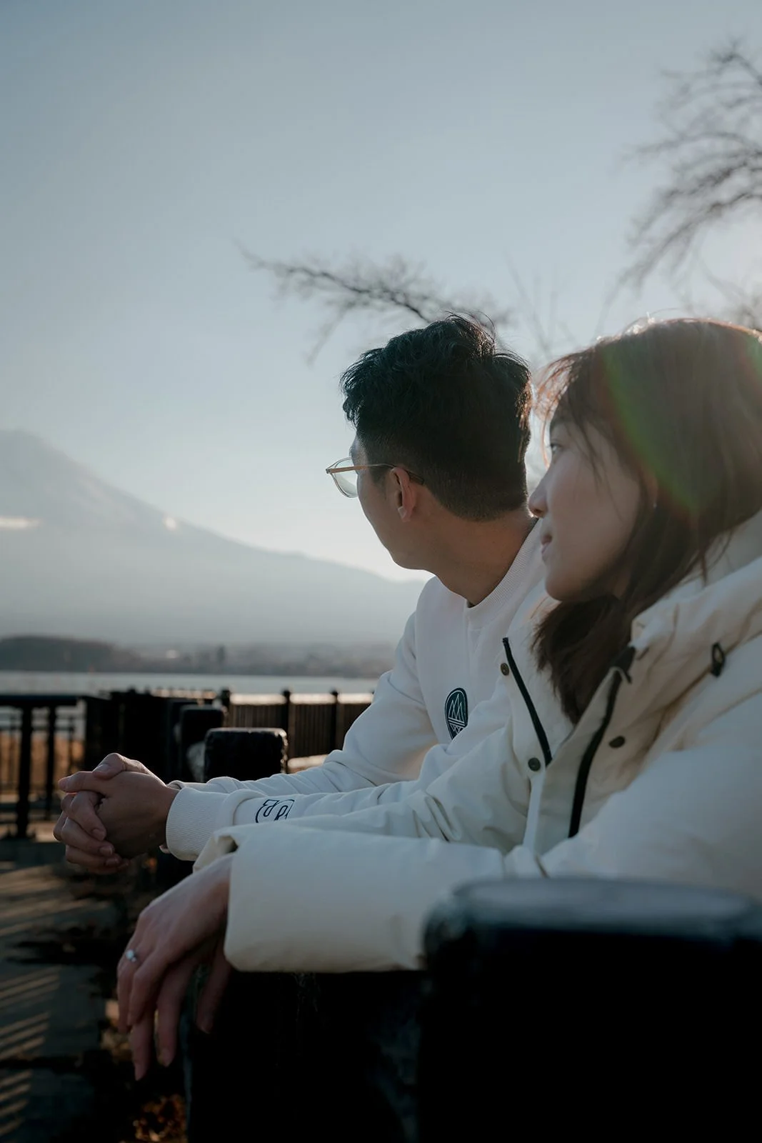 Proposal Yamanakako Lake Fuji 6 — Lake Kawaguchiko / Lake Yamanaka, winter afternoon