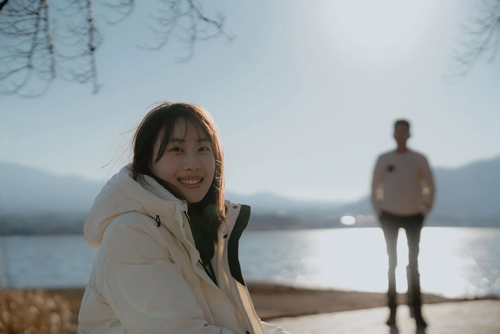 Proposal Yamanakako Lake Fuji 7 — Lake Kawaguchiko / Lake Yamanaka, winter afternoon