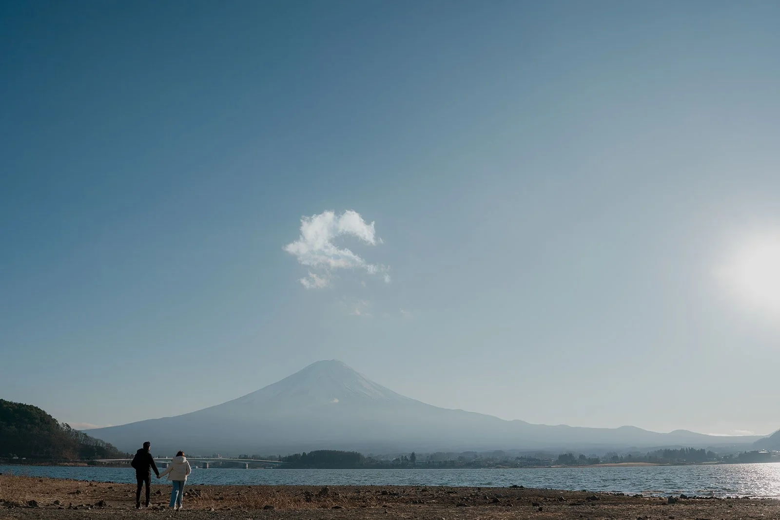 Proposal Yamanakako Lake Fuji 8 — Lake Kawaguchiko / Lake Yamanaka, winter afternoon