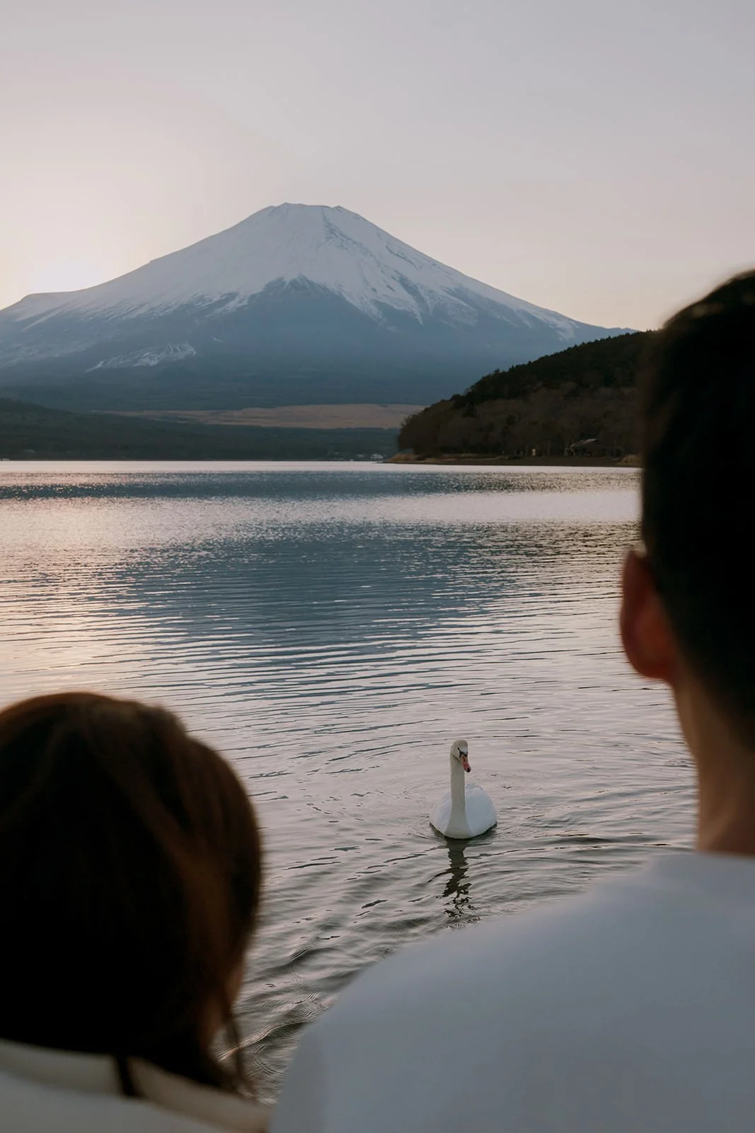 Proposal Yamanakako Lake Fuji 11 — Lake Kawaguchiko / Lake Yamanaka, winter afternoon