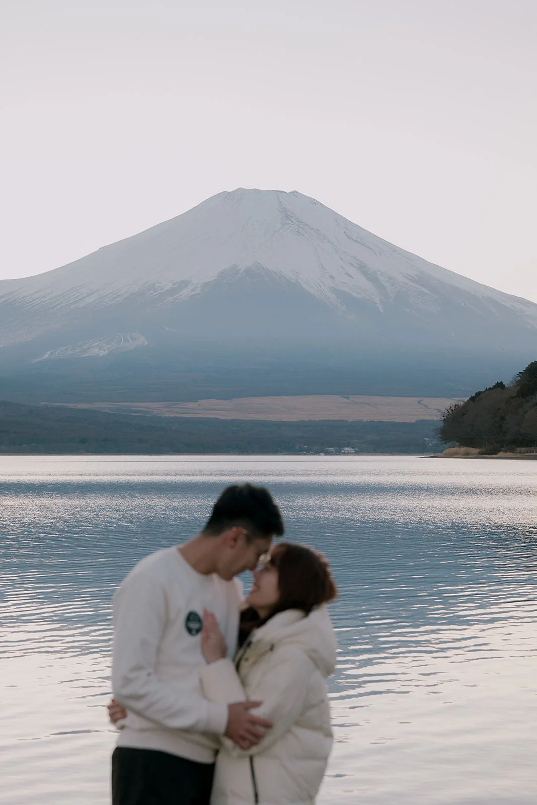 Proposal Yamanakako Lake Fuji 21 — Lake Kawaguchiko / Lake Yamanaka, winter afternoon