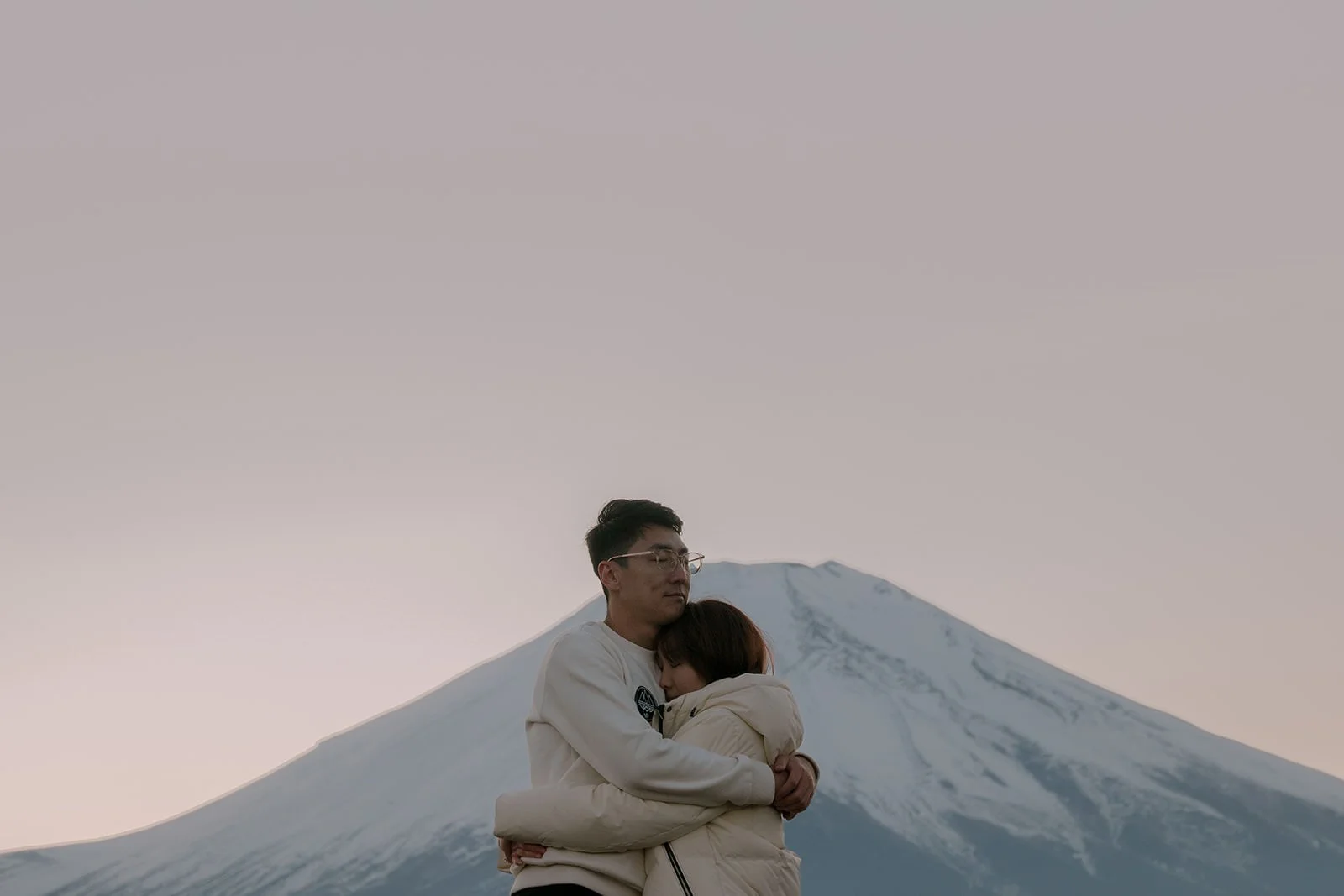 Proposal Yamanakako Lake Fuji 23 — Lake Kawaguchiko / Lake Yamanaka, winter afternoon