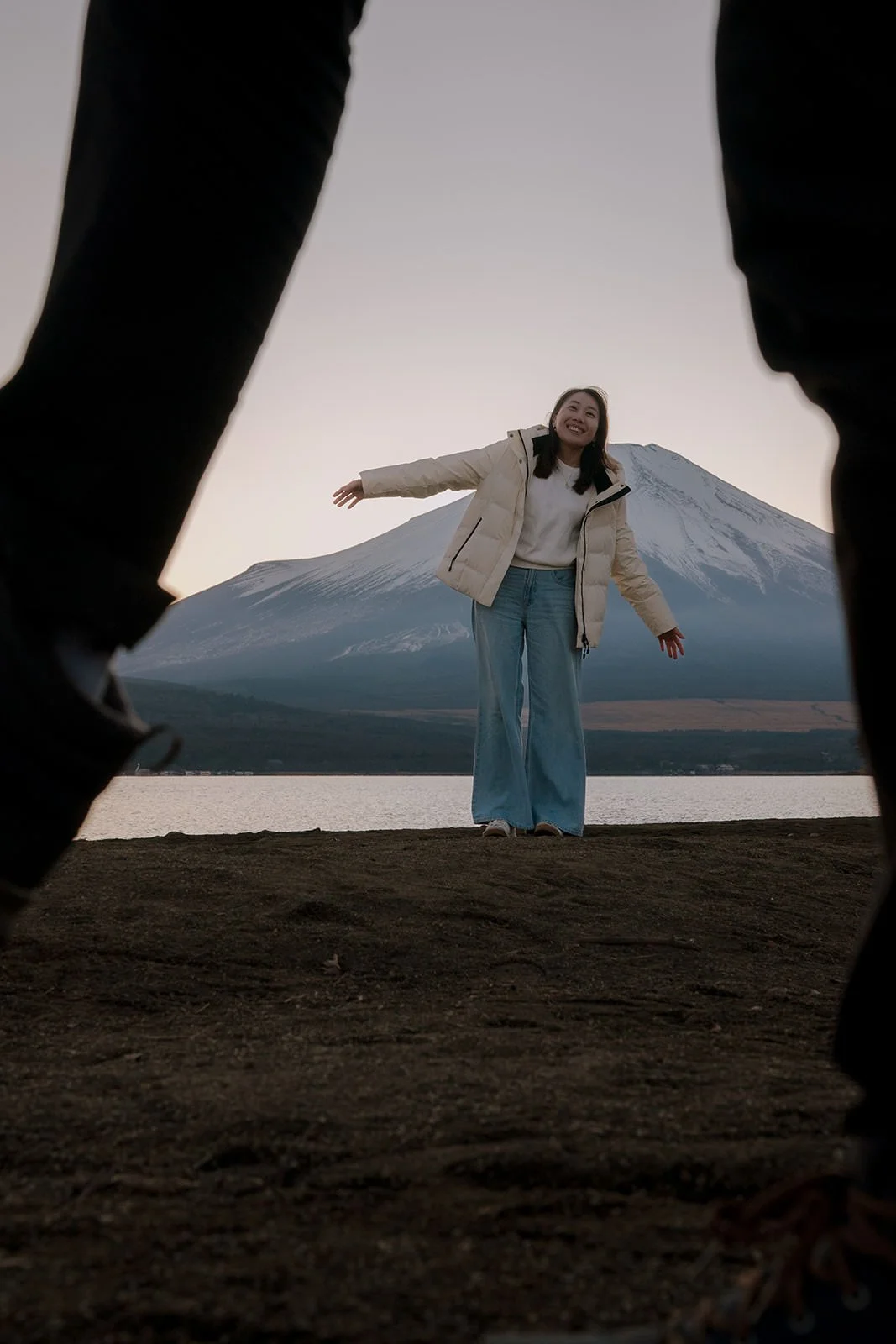 Proposal Yamanakako Lake Fuji 24 — Lake Kawaguchiko / Lake Yamanaka, winter afternoon