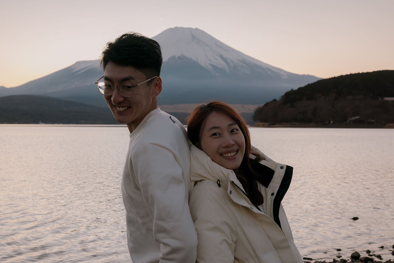 Proposal Yamanakako Lake Fuji 25 — Lake Kawaguchiko / Lake Yamanaka, winter afternoon