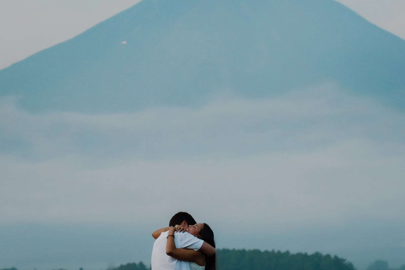 Summer Proposal Kawaguchiko Fuji 7 — Lake Kawaguchiko / Lake Yamanaka, summer morning