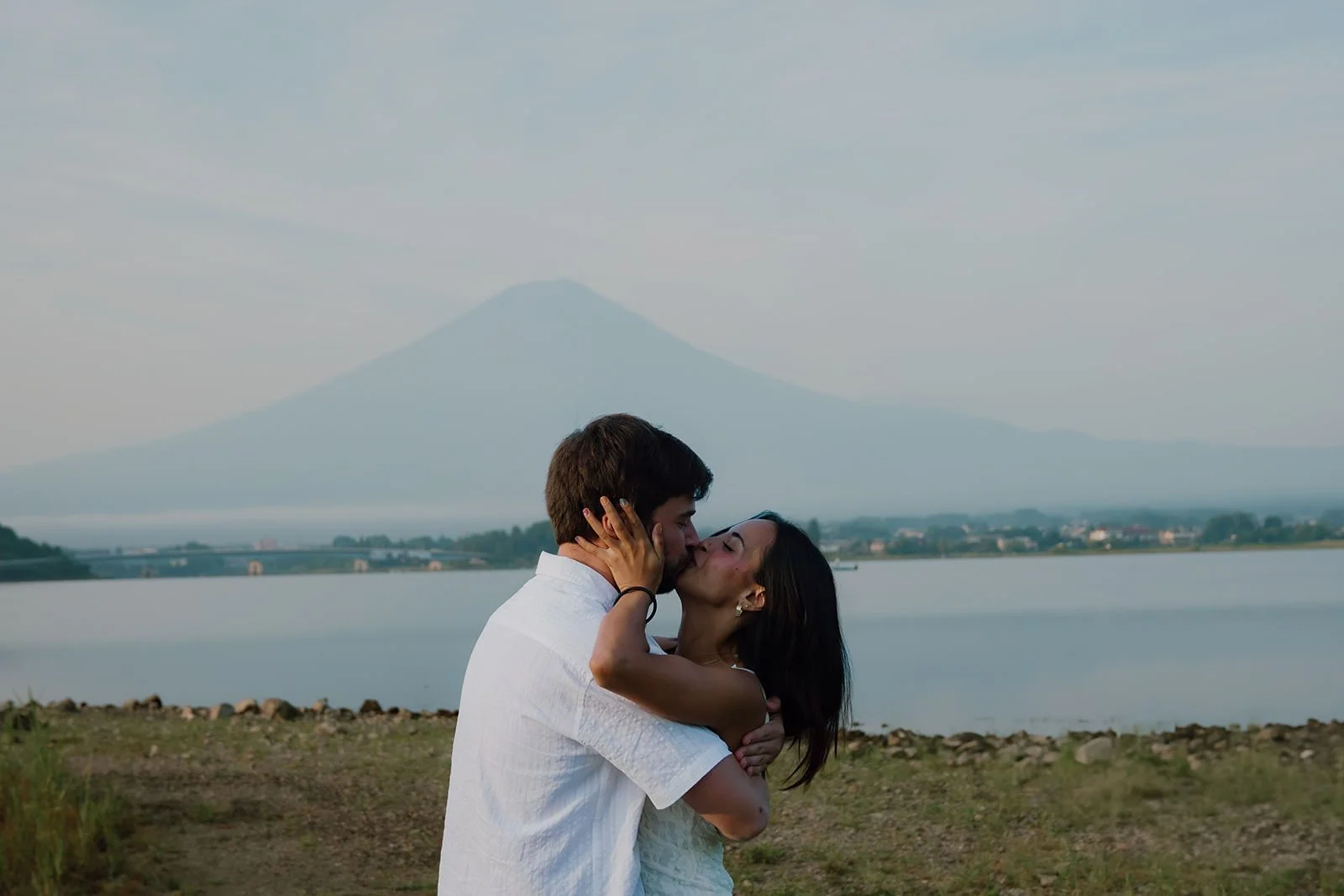 Summer Proposal Kawaguchiko Fuji 12 — Lake Kawaguchiko / Lake Yamanaka, summer morning