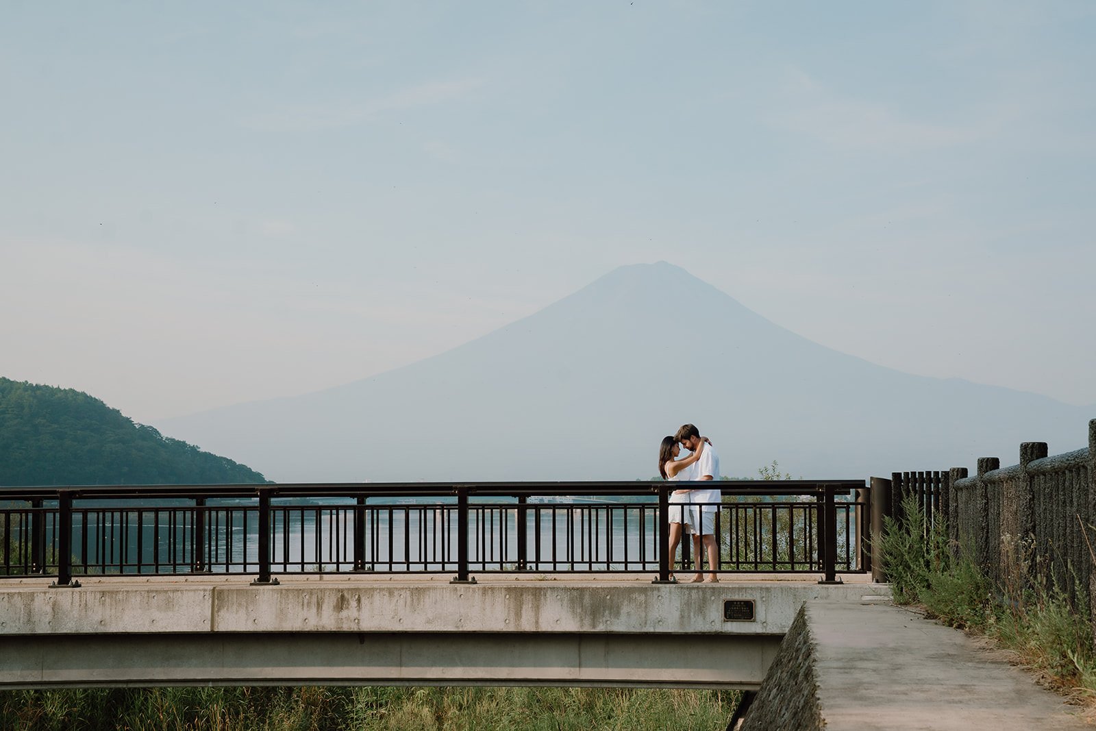 Summer Proposal Kawaguchiko Fuji 27 — Lake Kawaguchiko / Lake Yamanaka, summer morning