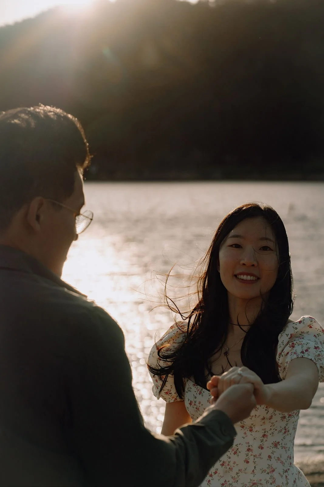 Sunset Cherry Blossom Proposal Kawaguchiko Fuji 27 — Lake Kawaguchiko / Lake Yamanaka, autumn morning