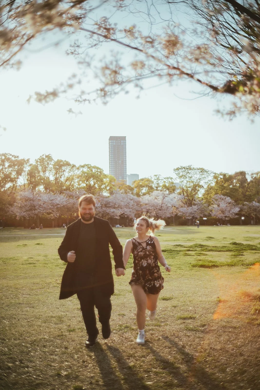 Cherry blossom proposal photoshoot at Osaka Castle 25 of 29