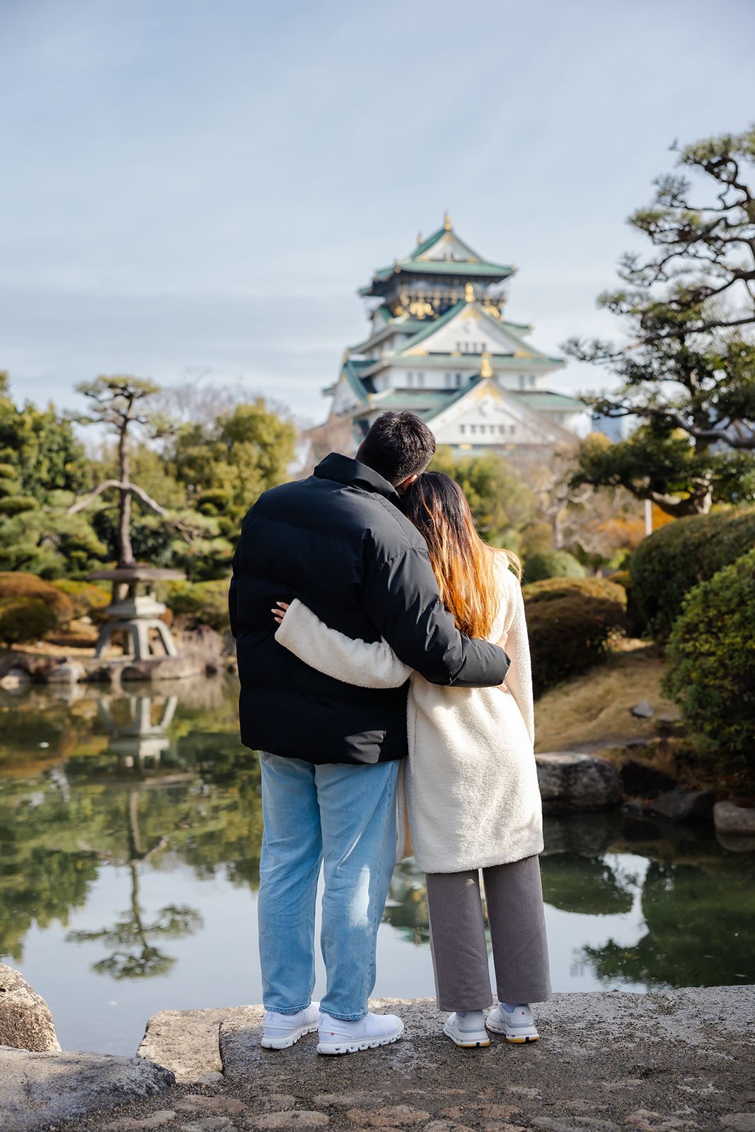 Plum blossom proposal photoshoot at Osaka Castle 9 of 29