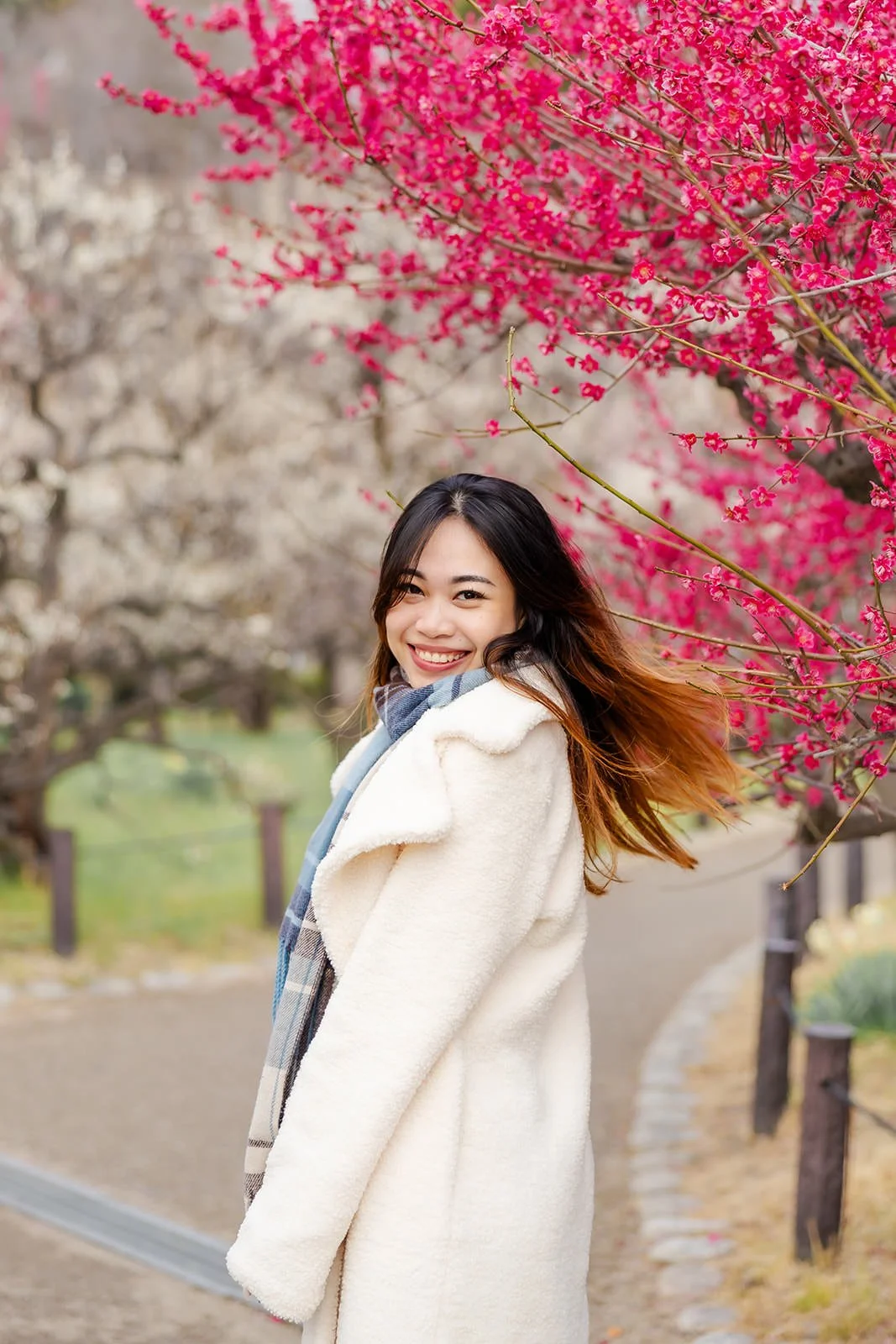 Plum blossom proposal photoshoot at Osaka Castle 23 of 29