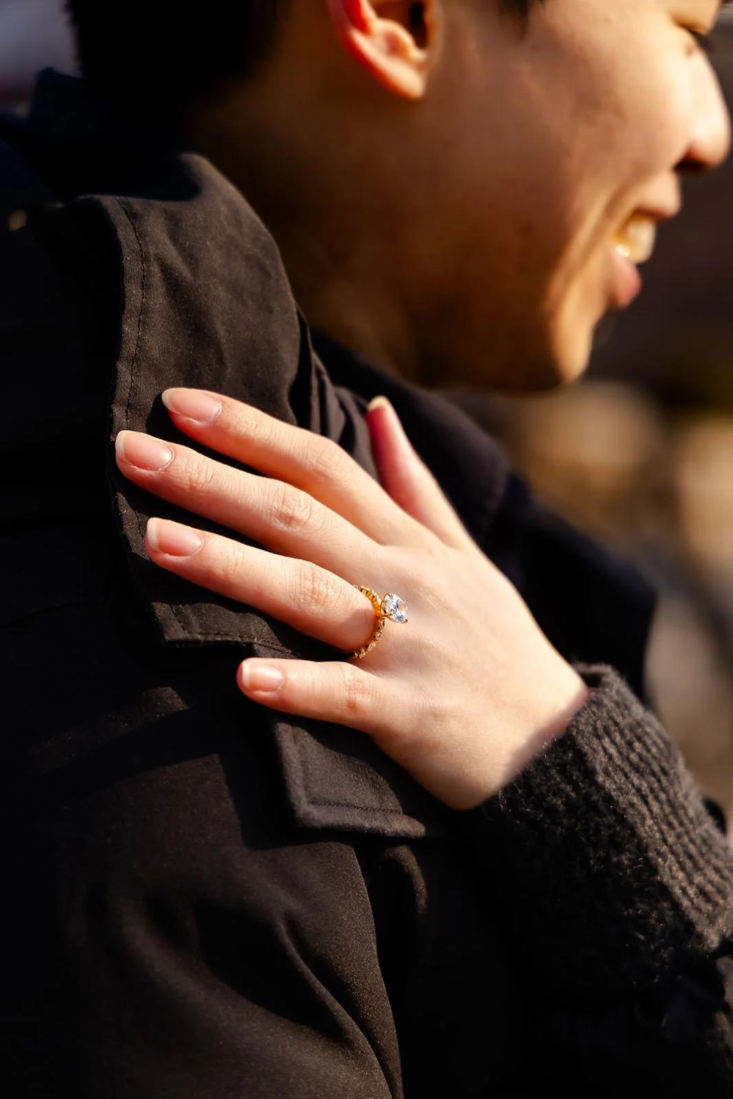 Winter proposal photoshoot at Osaka Castle 20 of 30