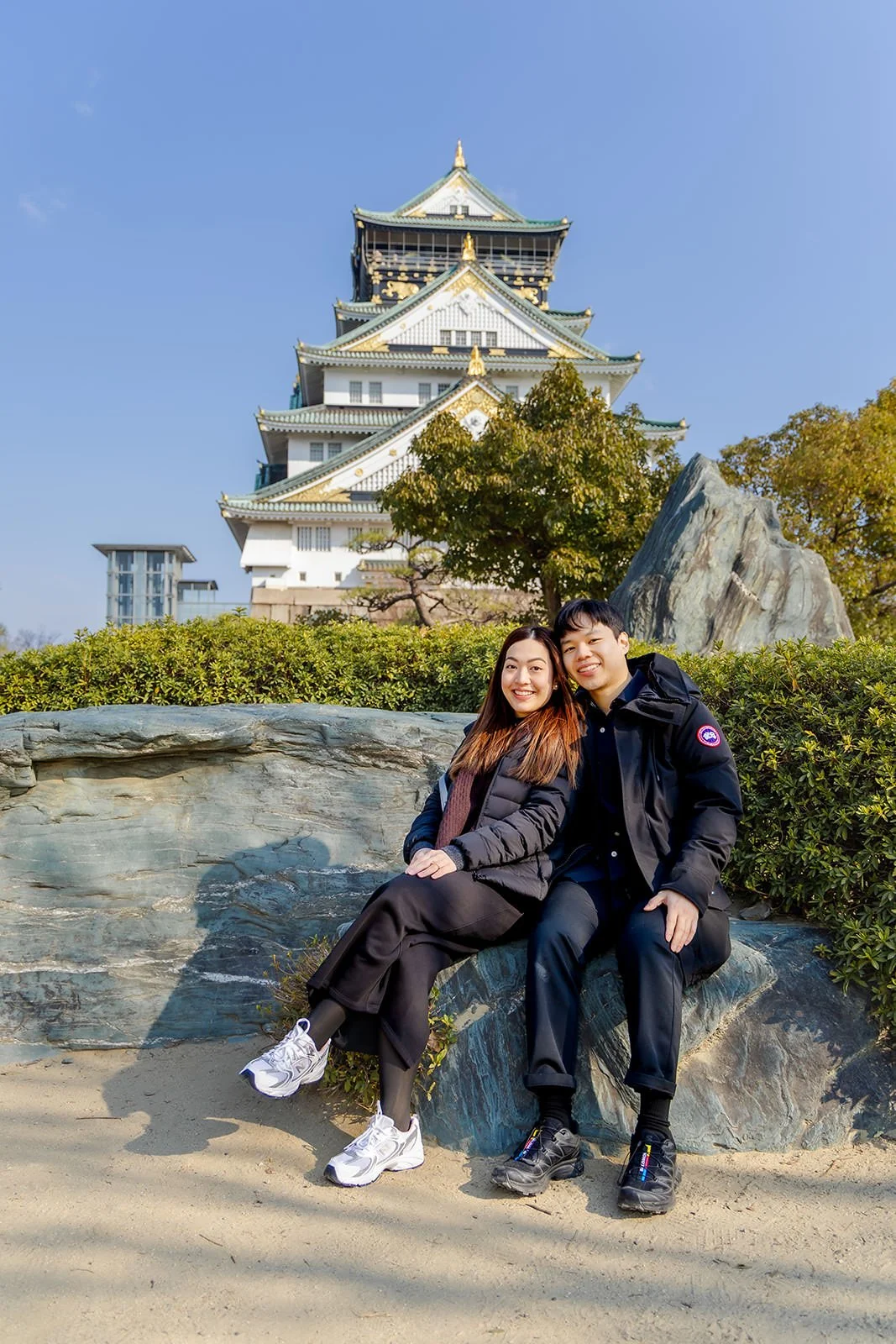 Winter proposal photoshoot at Osaka Castle 25 of 30