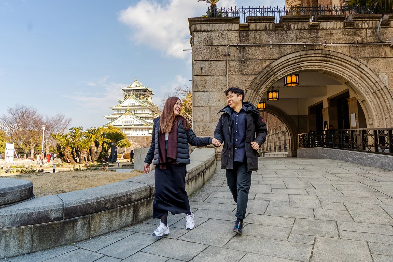 Winter proposal photoshoot at Osaka Castle 26 of 30
