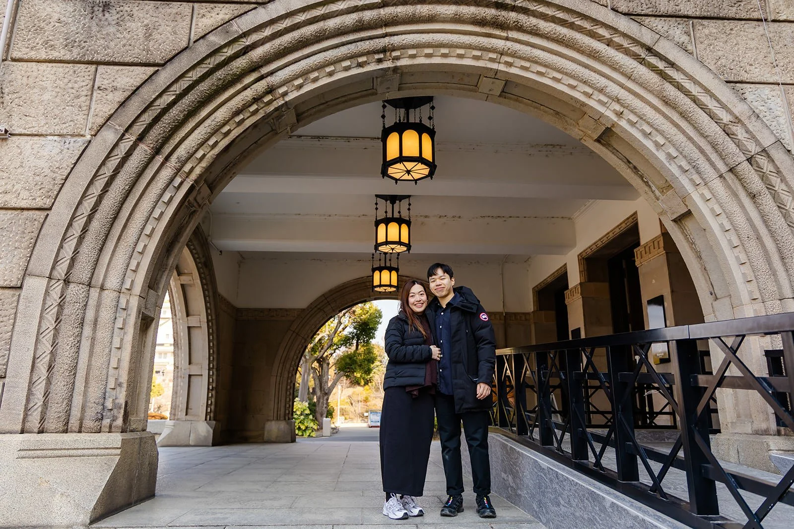 Winter proposal photoshoot at Osaka Castle 27 of 30