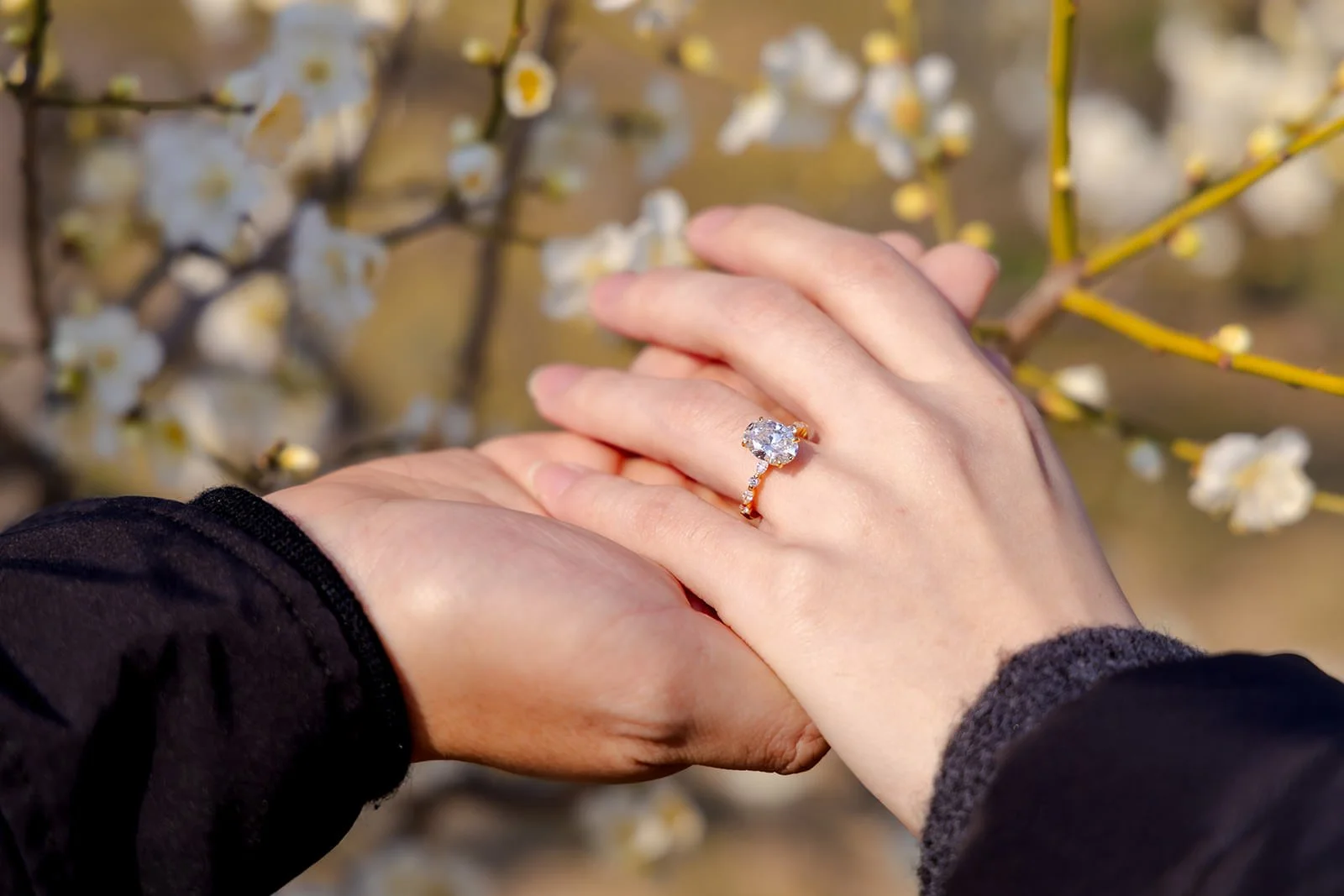 Winter proposal photoshoot at Osaka Castle 30 of 30