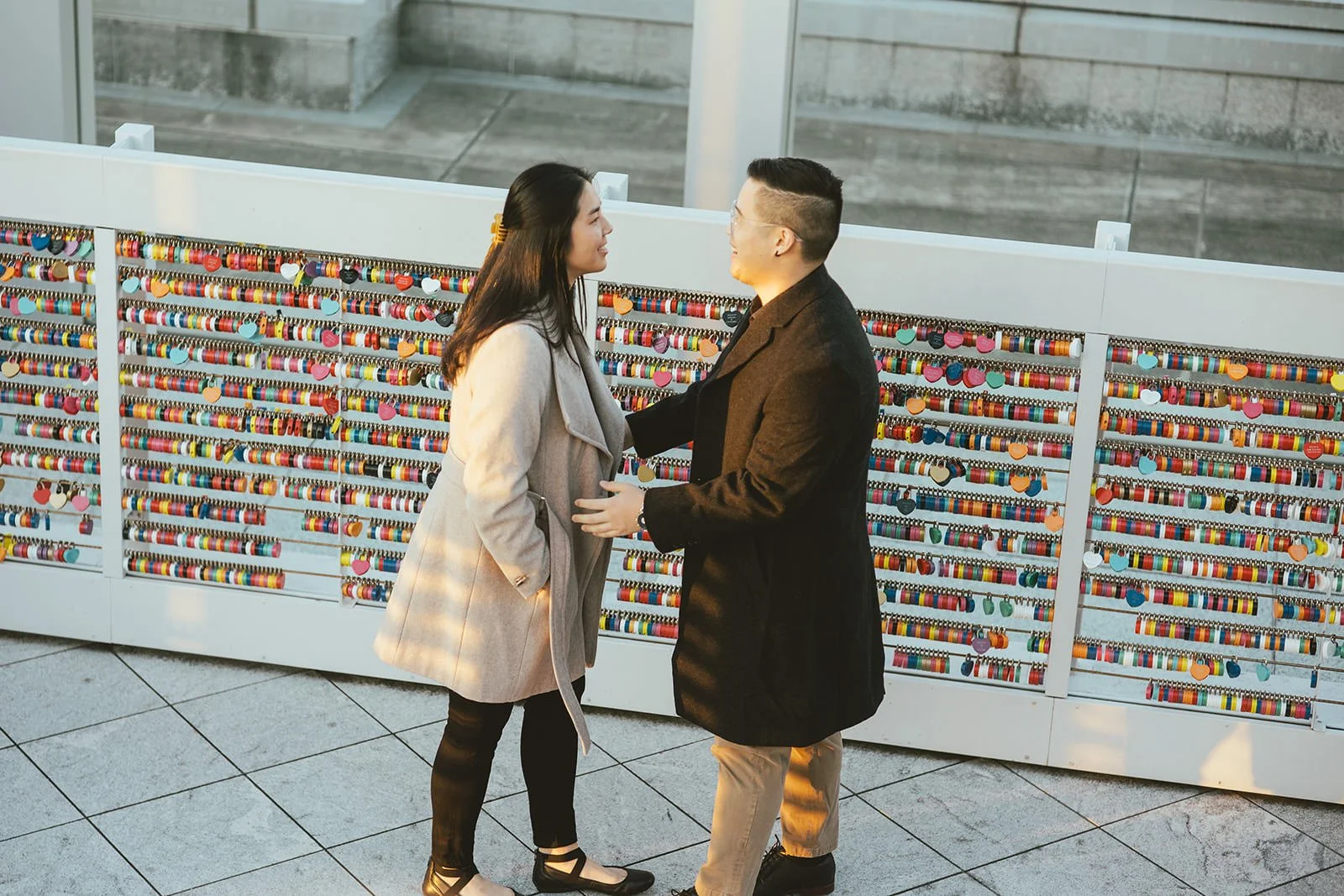 Sunset proposal photoshoot at Umeda Sky Building 1 of 21