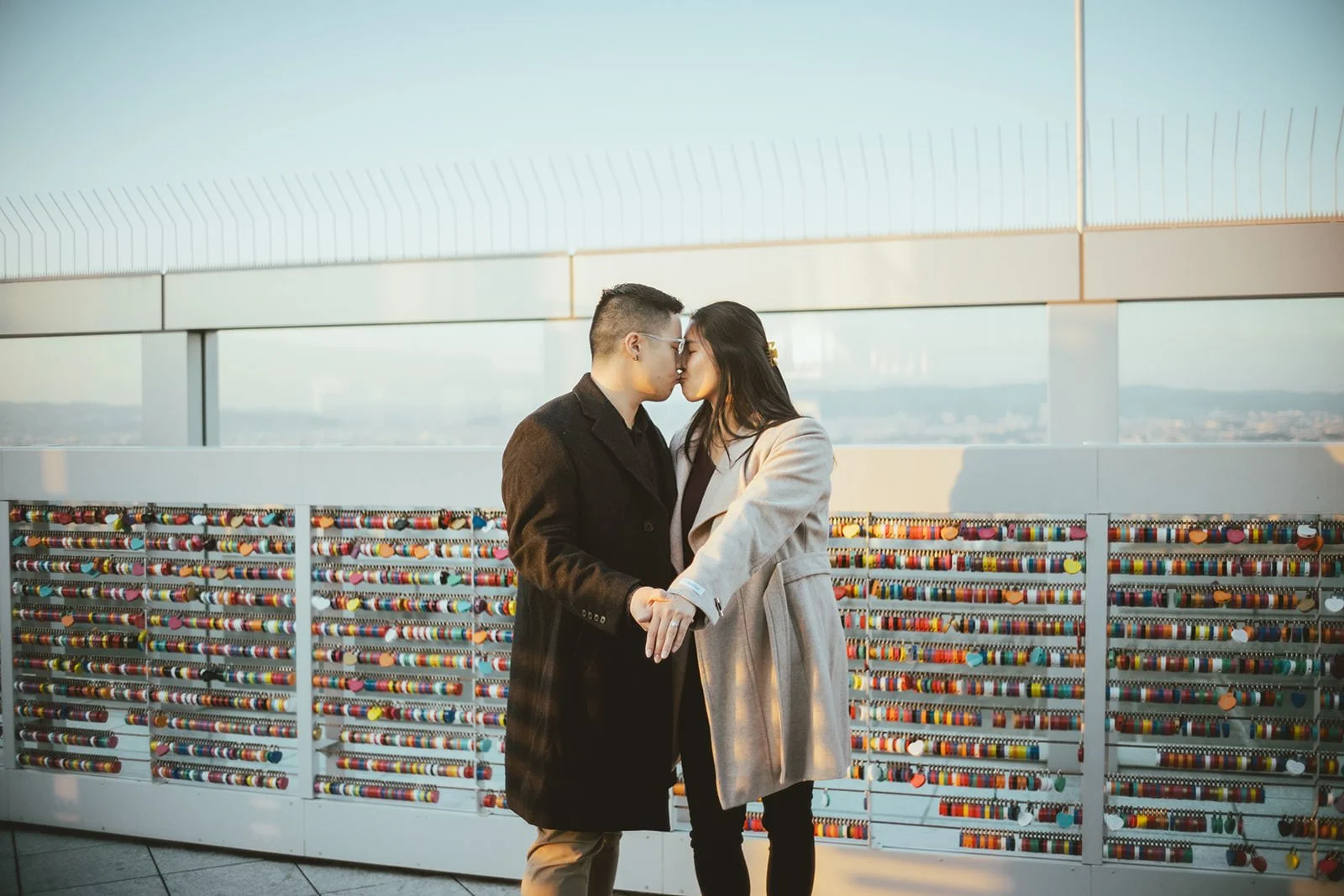 Sunset proposal photoshoot at Umeda Sky Building 9 of 21