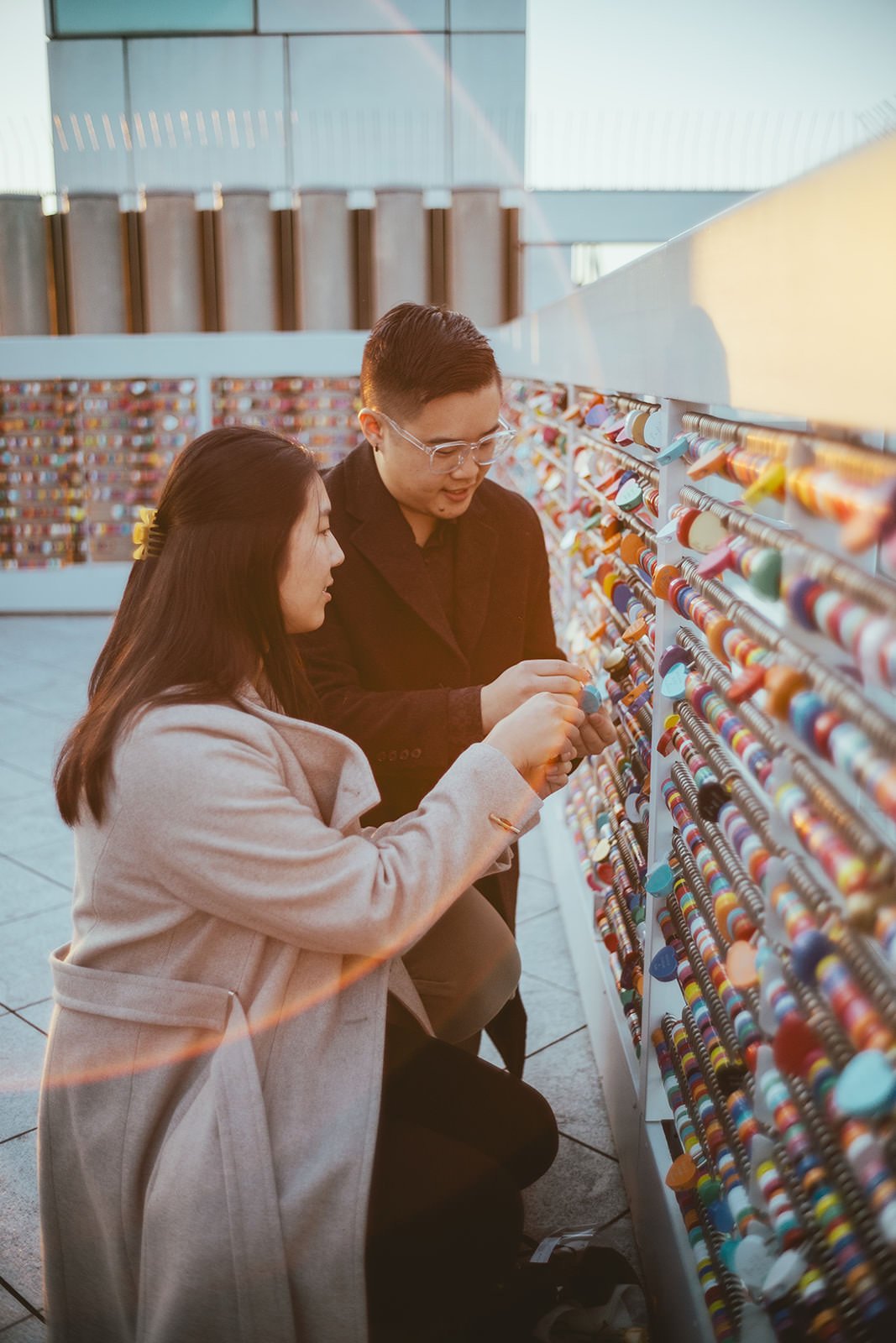 Sunset proposal photoshoot at Umeda Sky Building 11 of 21