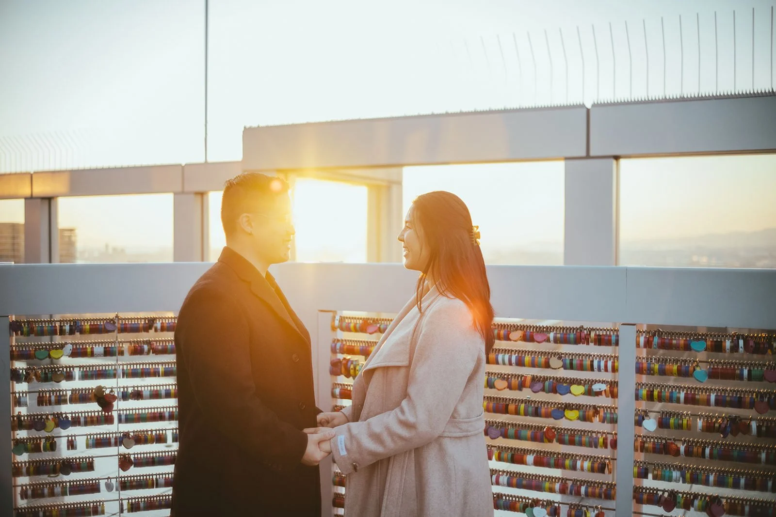 Sunset proposal photoshoot at Umeda Sky Building 13 of 21