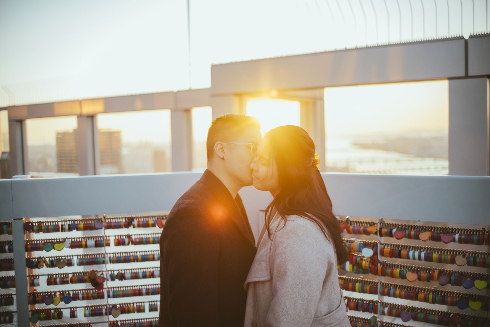 Sunset proposal photoshoot at Umeda Sky Building 14 of 21
