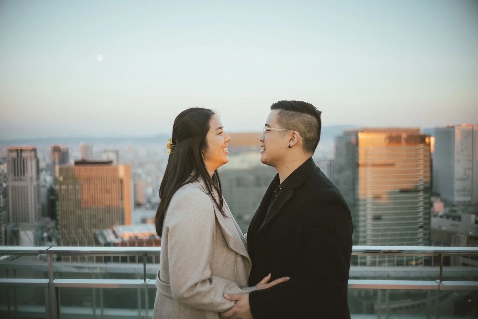 Sunset proposal photoshoot at Umeda Sky Building 19 of 21
