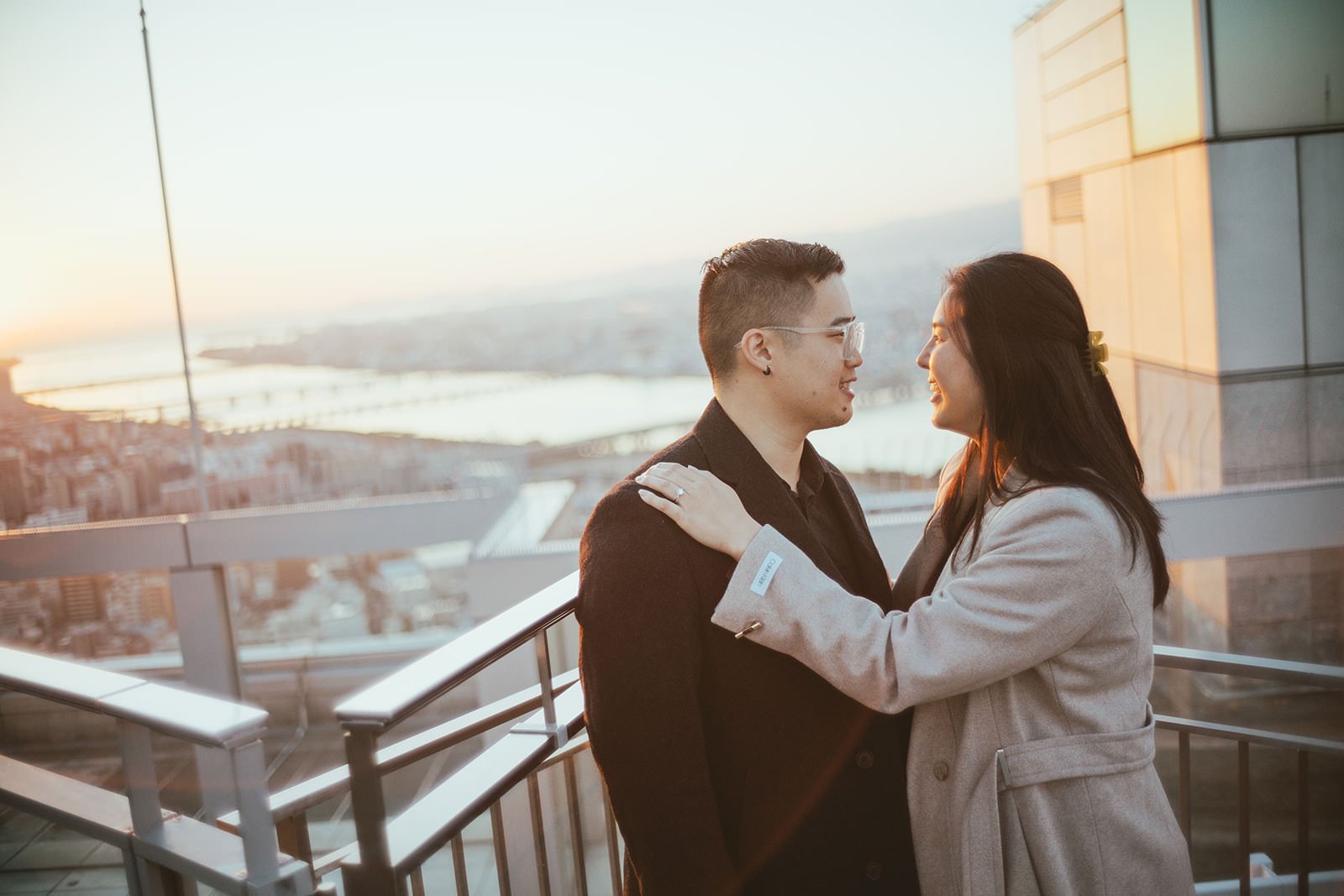 Sunset proposal photoshoot at Umeda Sky Building 18 of 21