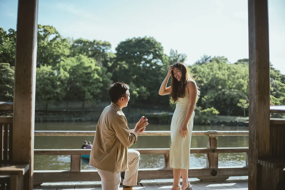 Spring proposal photoshoot at Nara Park — photo 1