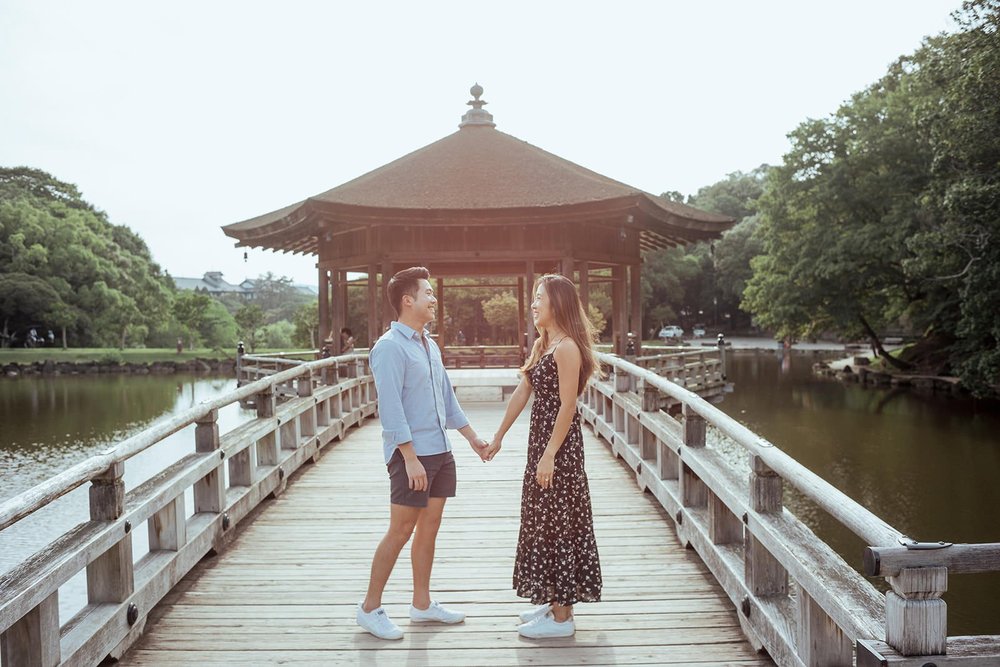 Summer sunset proposal photoshoot at Nara Park — photo 10