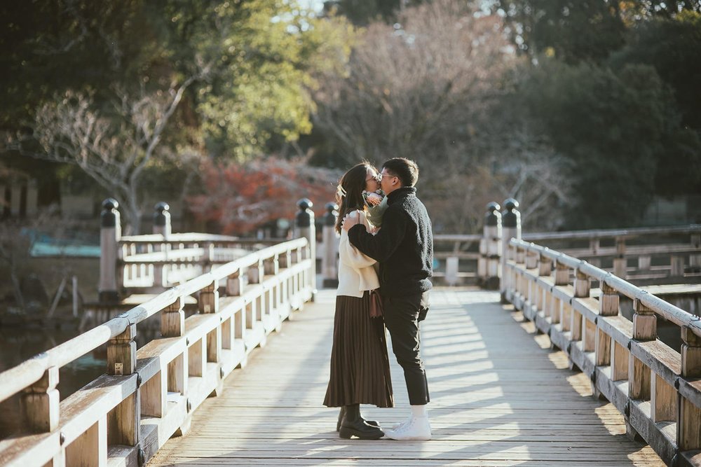 Winter proposal photoshoot at Nara Park — photo 3
