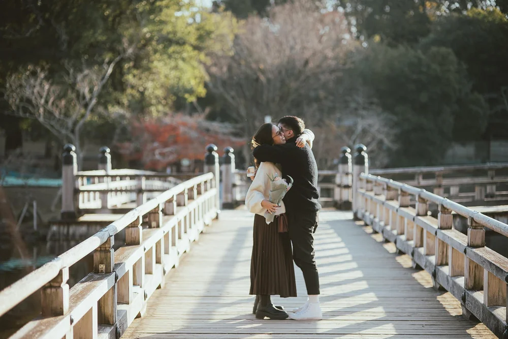 Winter proposal photoshoot at Nara Park — photo 4