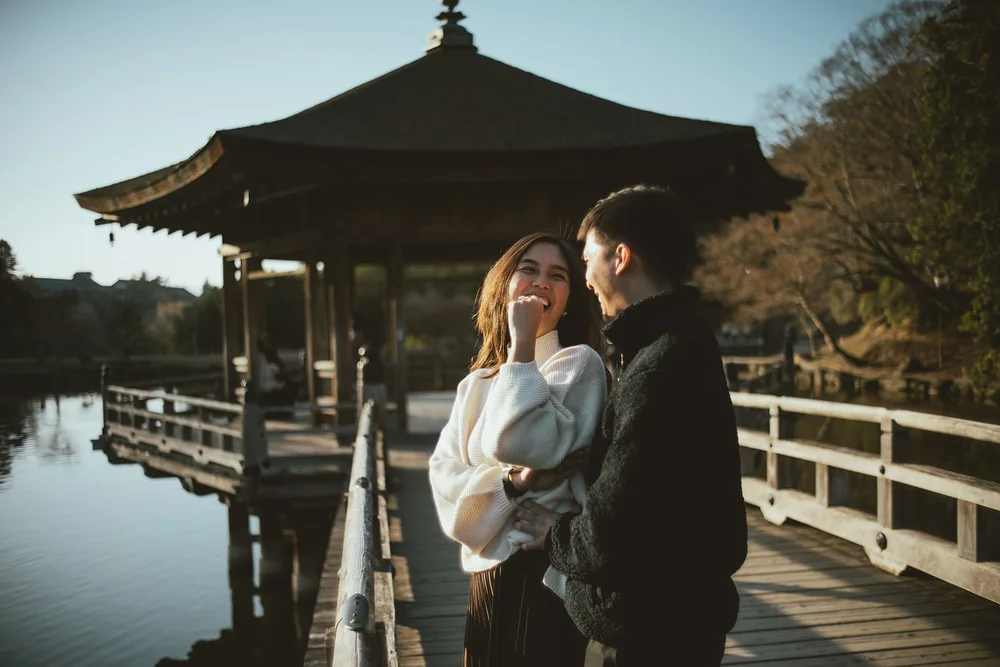 Winter proposal photoshoot at Nara Park — photo 16