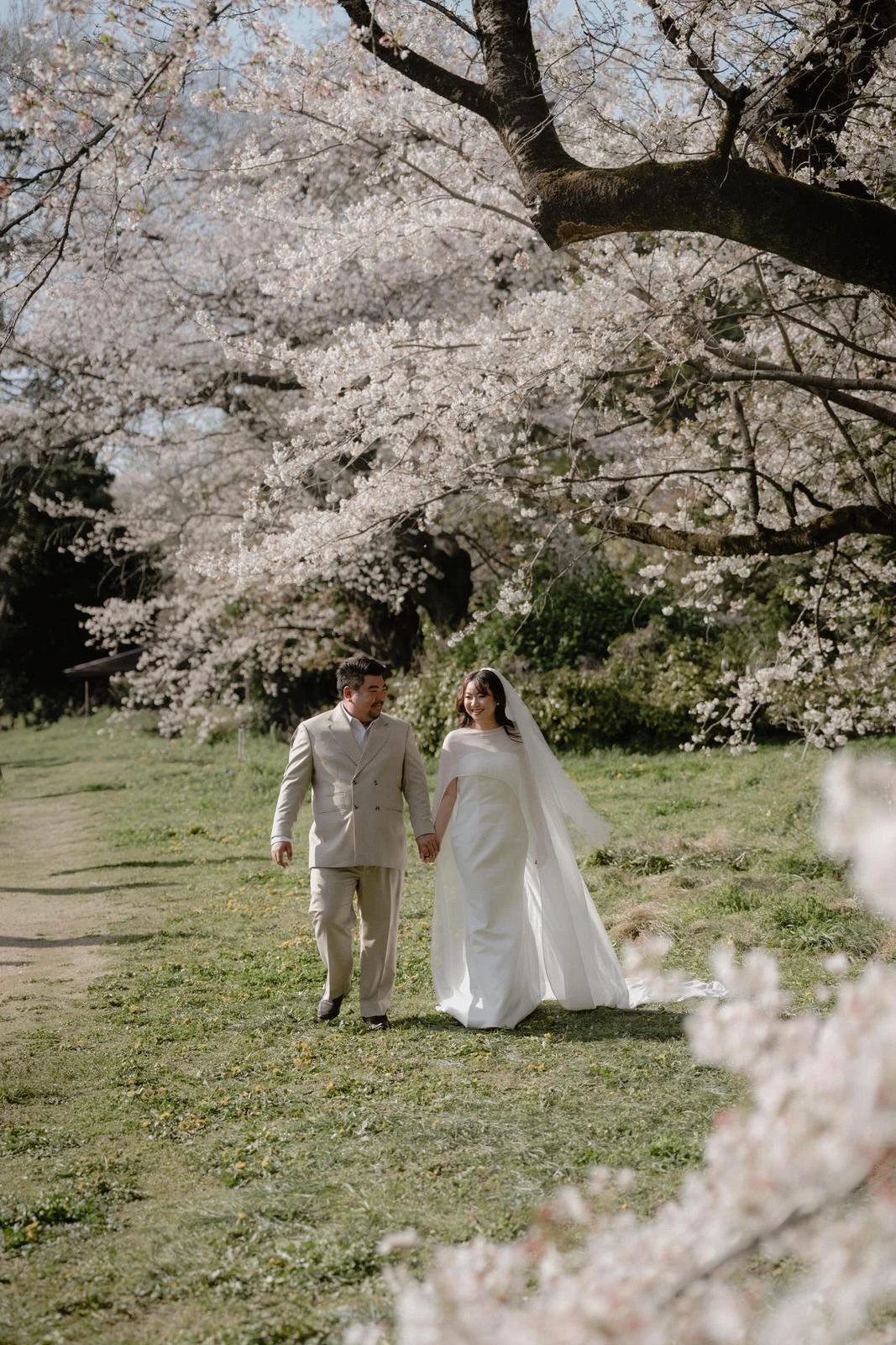 Pre-wedding photoshoot at Cherry Blossoms + Marunouchi, Tokyo, photo 1 of 30