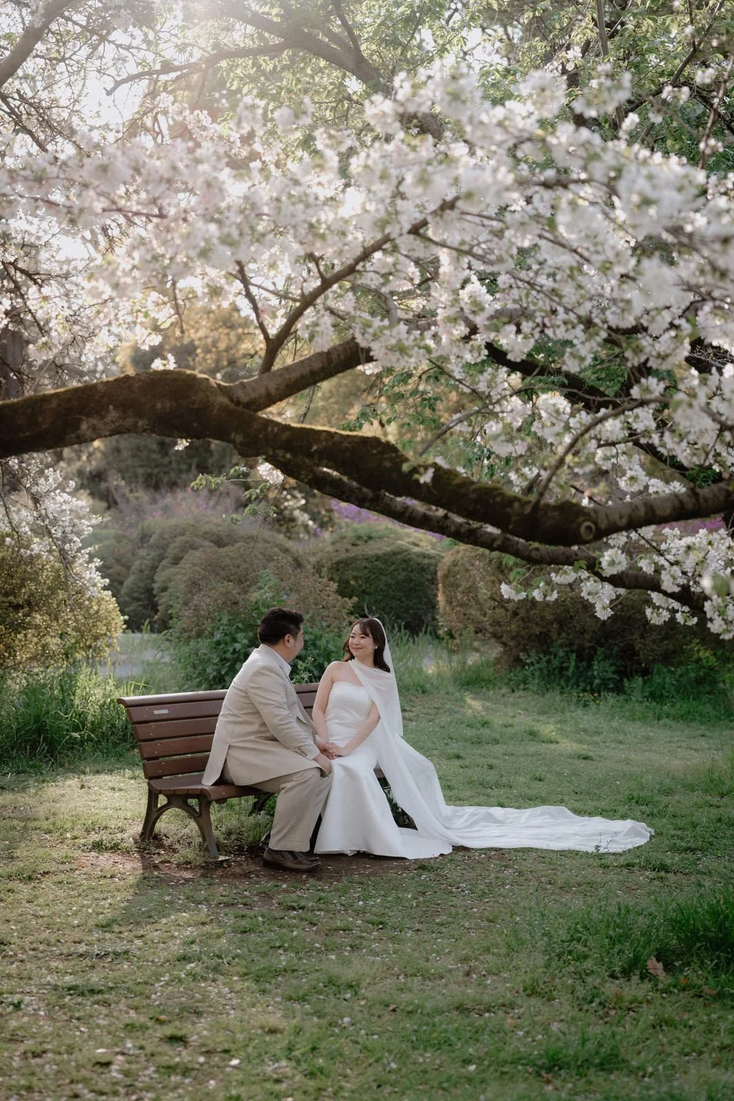 Pre-wedding photoshoot at Cherry Blossoms + Marunouchi, Tokyo, photo 13 of 30