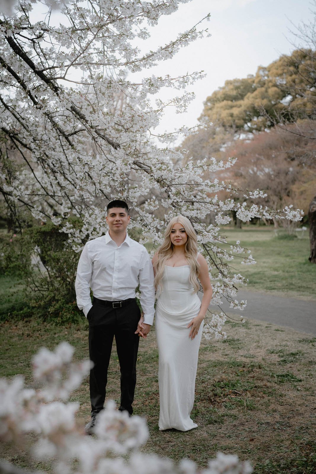Pre-wedding photoshoot at Cherry Blossoms, Tokyo, photo 7 of 25
