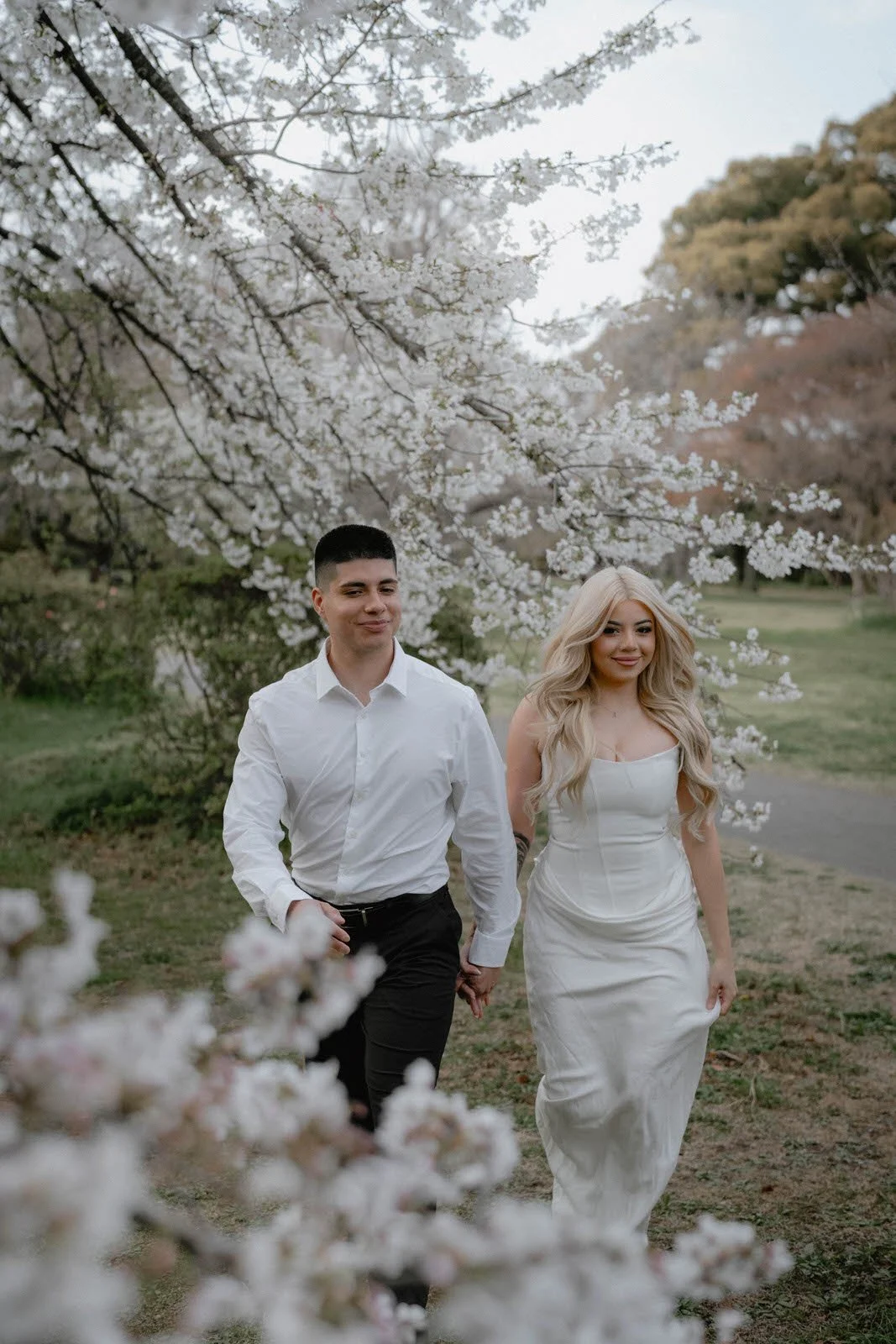 Pre-wedding photoshoot at Cherry Blossoms, Tokyo, photo 8 of 25