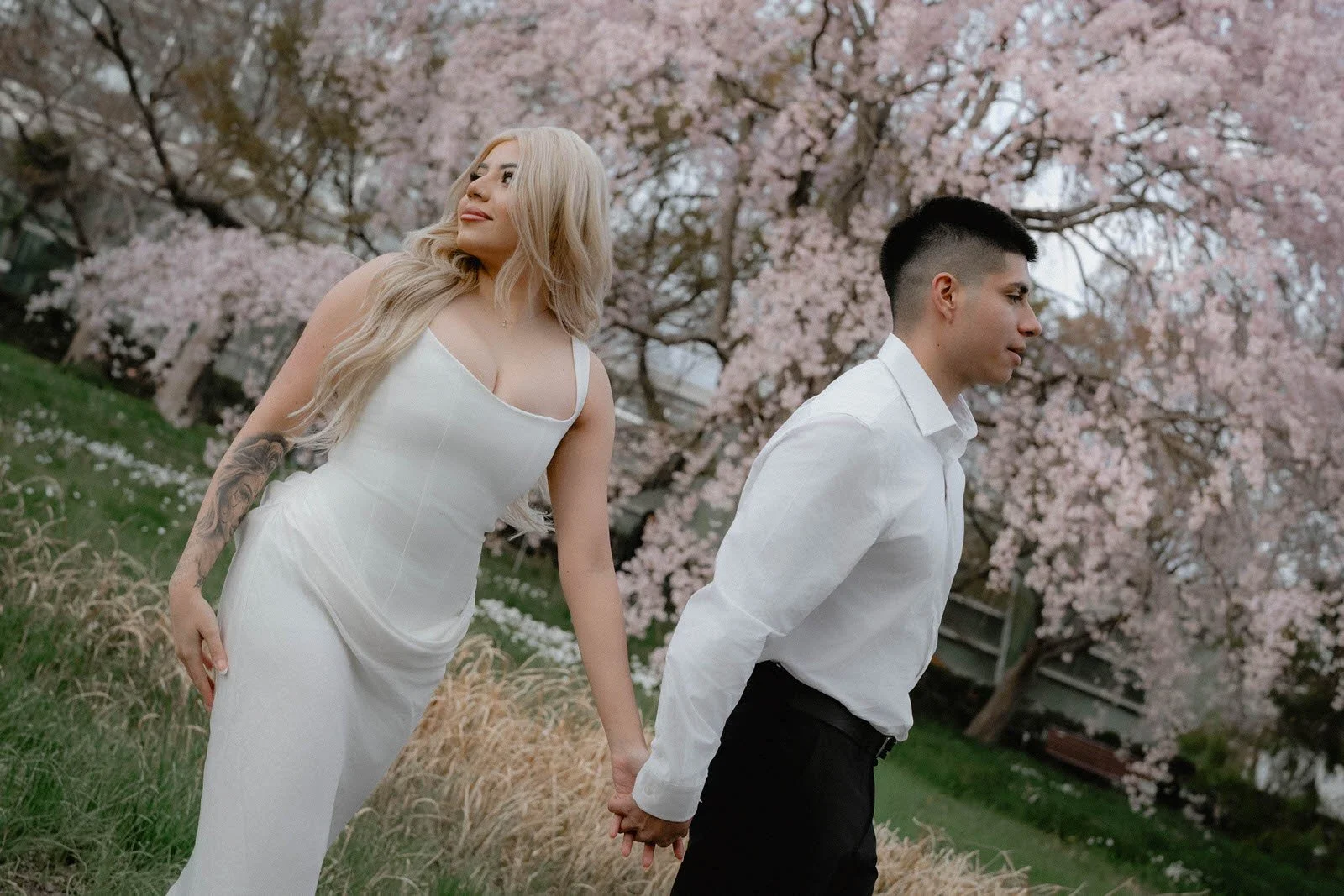 Pre-wedding photoshoot at Cherry Blossoms, Tokyo, photo 12 of 25