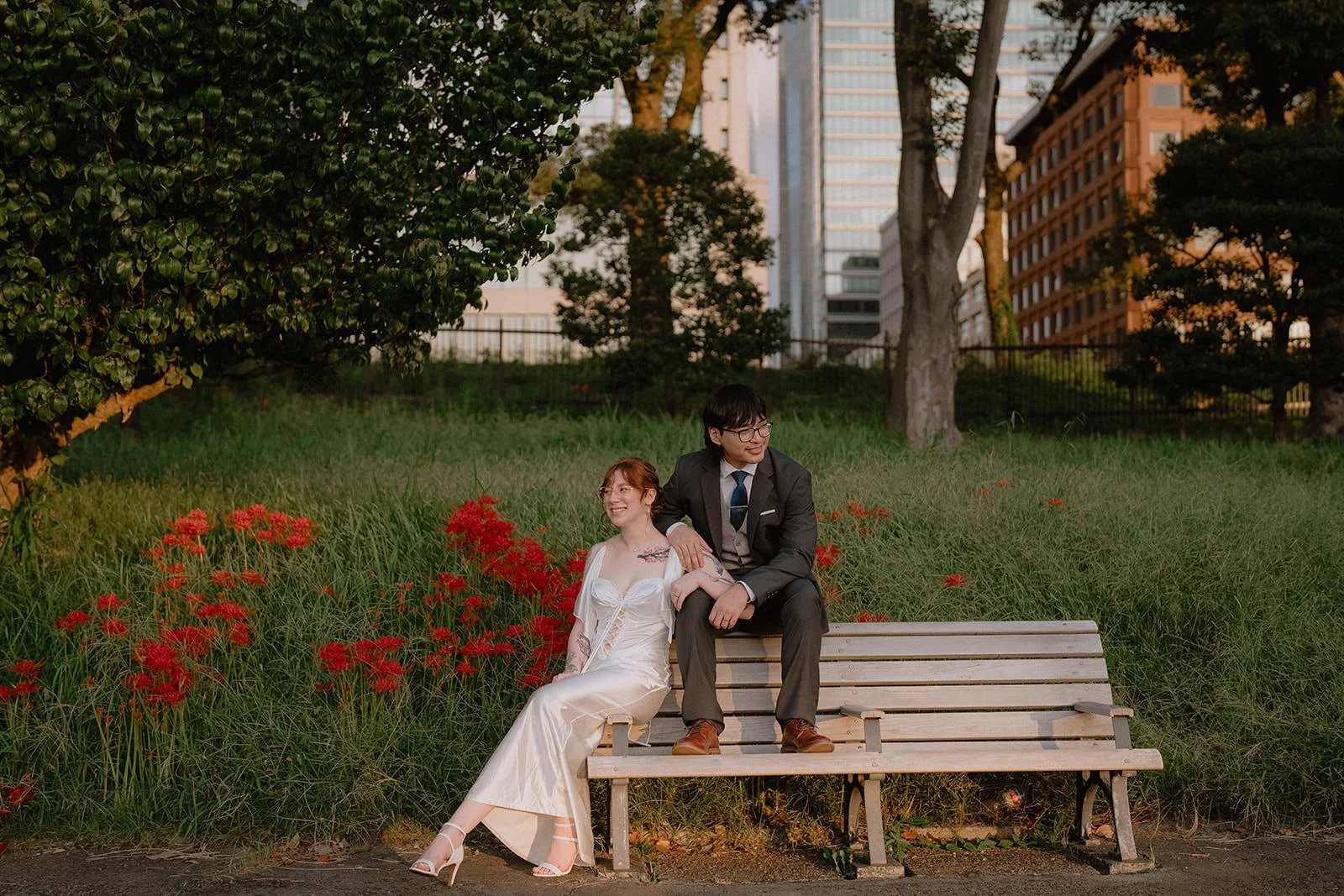 Pre-wedding photoshoot at Marunouchi, Tokyo, photo 14 of 30